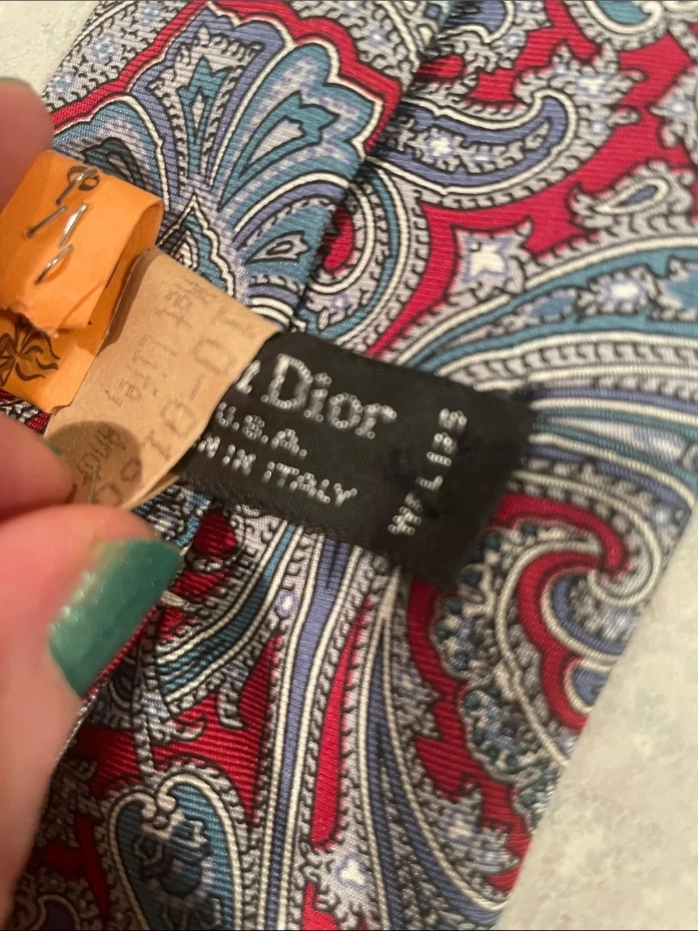 Vintage Christian Dior Silk Tie